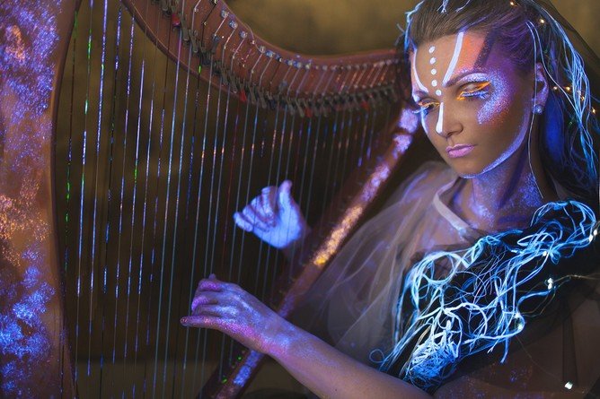 Фото концерта "Арфа в темноте" в ARTPLAY